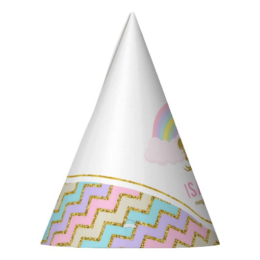 Magical Unicorn Birthday Party Pet Feesthoedjes (Links)