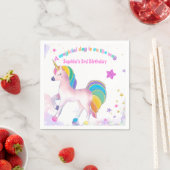 Magical Unicorn Birthday Party Servet (Insitu)