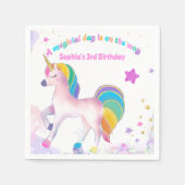 Magical Unicorn Birthday Party Servet (Voorkant)