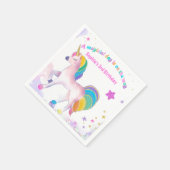 Magical Unicorn Birthday Party Servet (Hoek)