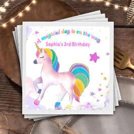 Magical Unicorn Birthday Party Servet