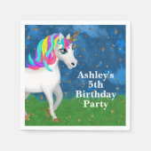 Magical Unicorn Birthday Party Servet (Voorkant)
