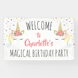 Magical Unicorn Birthday Party Spandoek