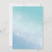 Magical Unicorn Birthday Party Vier jaar oud Kaart (Achterkant)