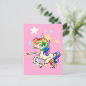 Magical Unicorn Briefkaart (Staand voorkant)