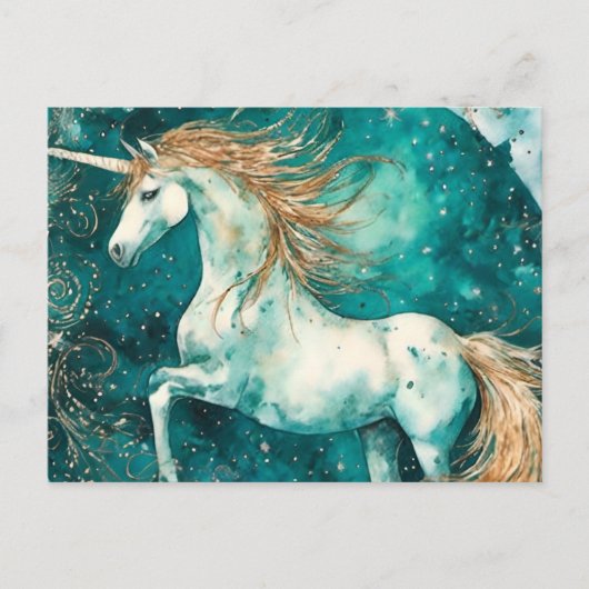 Magical Unicorn Briefkaart (Voorkant)