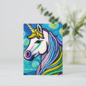 Magical Unicorn Briefkaart (Staand voorkant)
