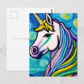 Magical Unicorn Briefkaart (Voorkant / Achterkant)