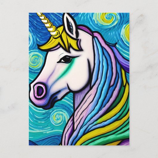 Magical Unicorn Briefkaart (Voorkant)