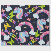 Magical Unicorn Cadeaupapier (Vlak)