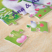 Magical Unicorn & Cute Kitten Love Art Legpuzzel (Zijkant)