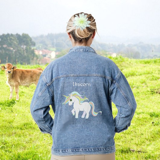 Magical Unicorn Denim Jacket