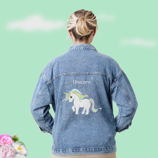 Magical Unicorn Denim Jacket