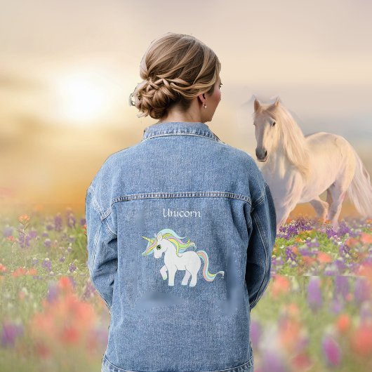 Magical Unicorn Denim Jacket