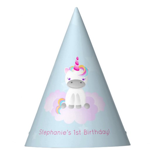 Magical Unicorn Feesthoedjes (Voorkant)