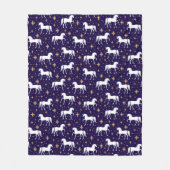 Magical Unicorn Fleece Deken (Voorkant)