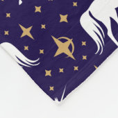 Magical Unicorn Fleece Deken (Hoek)