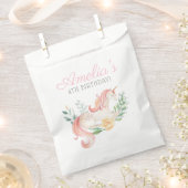 Magical Unicorn Flower Birthday Bedankzakje (Geknipt)