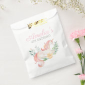 Magical Unicorn Flower Birthday Bedankzakje (Gezegeld)