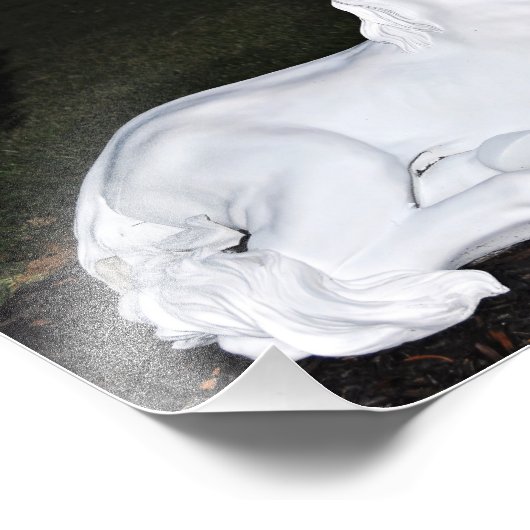 Magical Unicorn Foto Afdruk (Hoek)