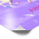 Magical Unicorn Foto Afdruk (Hoek)