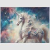 Magical Unicorn Galaxy Fantasy Art Decoupage  Tissuepapier (Voorkant)