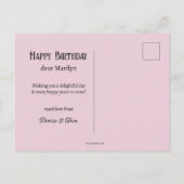 Magical Unicorn Girly Birthday Briefkaart (Achterkant)