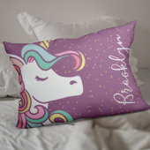 Magical Unicorn Gold Glitter Girly Kussensloop
