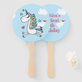 Magical Unicorn Hand Fan Handwaaier