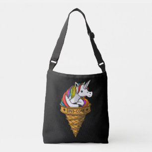 Magical Unicorn Ice Cream Funny Joke Crossbody Tas