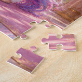 Magical Unicorn in a Fairytale Castle Jigsaw Puzzl Legpuzzel (Zijkant)