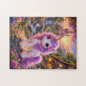 Magical Unicorn in a Fairytale Landscape Jigsaw Pu Legpuzzel (Horizontaal)