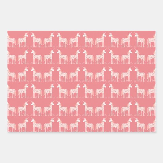 Magical Unicorn Inpakpapier Vel (Voorkant 3)