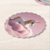 Magical Unicorn Kartonnen Onderzetters (Gekanteld)