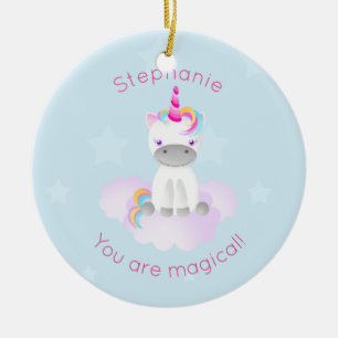 Magical Unicorn Keramisch Ornament