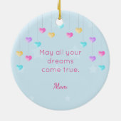 Magical Unicorn Keramisch Ornament (Achterkant)