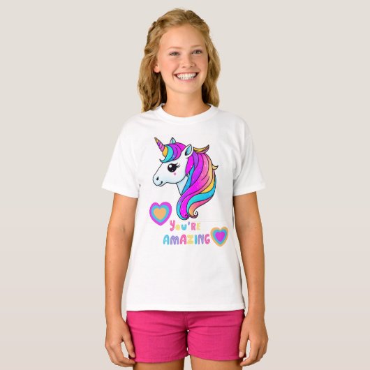 Magical Unicorn Kids T-Shirt (Voorkant volledig)