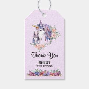 Magical Unicorn Mam & Baby Baby shower Cadeaulabel