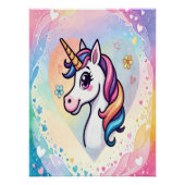 Magical Unicorn Nursery Poster (Voorkant)