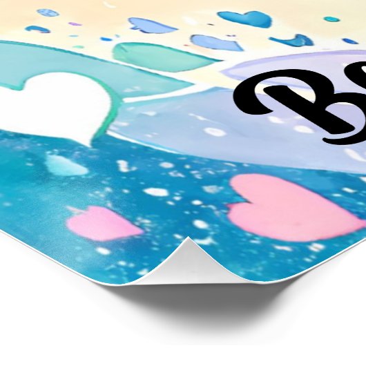 Magical Unicorn Nursery Poster (Hoek)