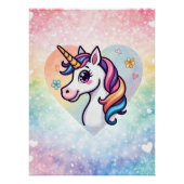 Magical Unicorn Nursery Poster (Voorkant)