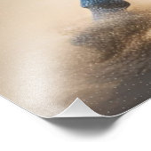 Magical Unicorn on the Seashore Foto Afdruk (Hoek)