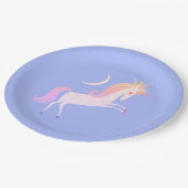 magical unicorn papieren bordje (Gekanteld)