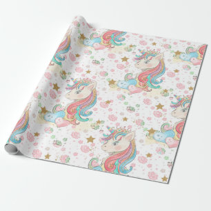 Magical Unicorn Pattern Cadeaupapier