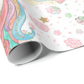 Magical Unicorn Pattern Cadeaupapier (Rol Hoek)