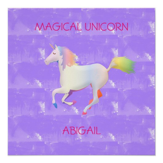 Magical Unicorn Perfect Poster (Voorkant)