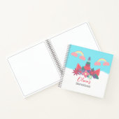 Magical Unicorn Personalised Kinder Sketchbook Notitieboek (Binnen)