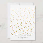 Magical Unicorn Personalized Birthday Party Kaart (Achterkant)