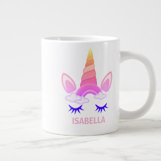 Magical Unicorn Personalized Name Grote Koffiekop