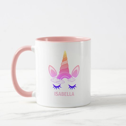 Magical Unicorn Personalized Name Mok (Links)